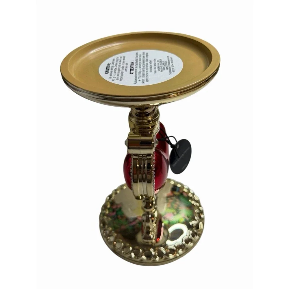 Bath & Body Works Evil Queen Pierced Heart Pedestal Disney 3-Wick Candle Holder - Picture 8 of 16